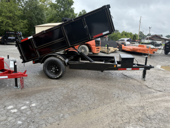 New 2025 P & T Trailers 5X10 DUMP 3 WAY GATE Dump Trailer