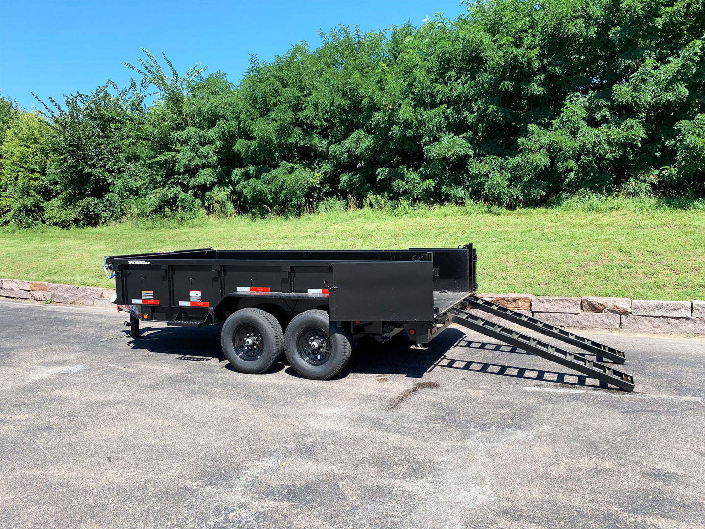 New 2025 Top Hat 7x14 Heavy Duty Dump Trailer!