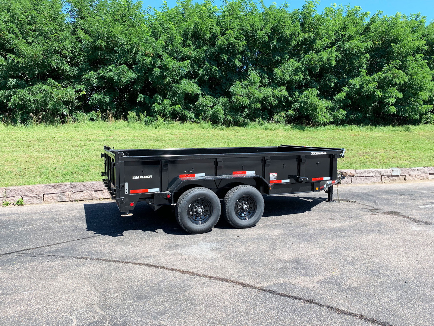 New 2025 Top Hat 7x14 Heavy Duty Dump Trailer!
