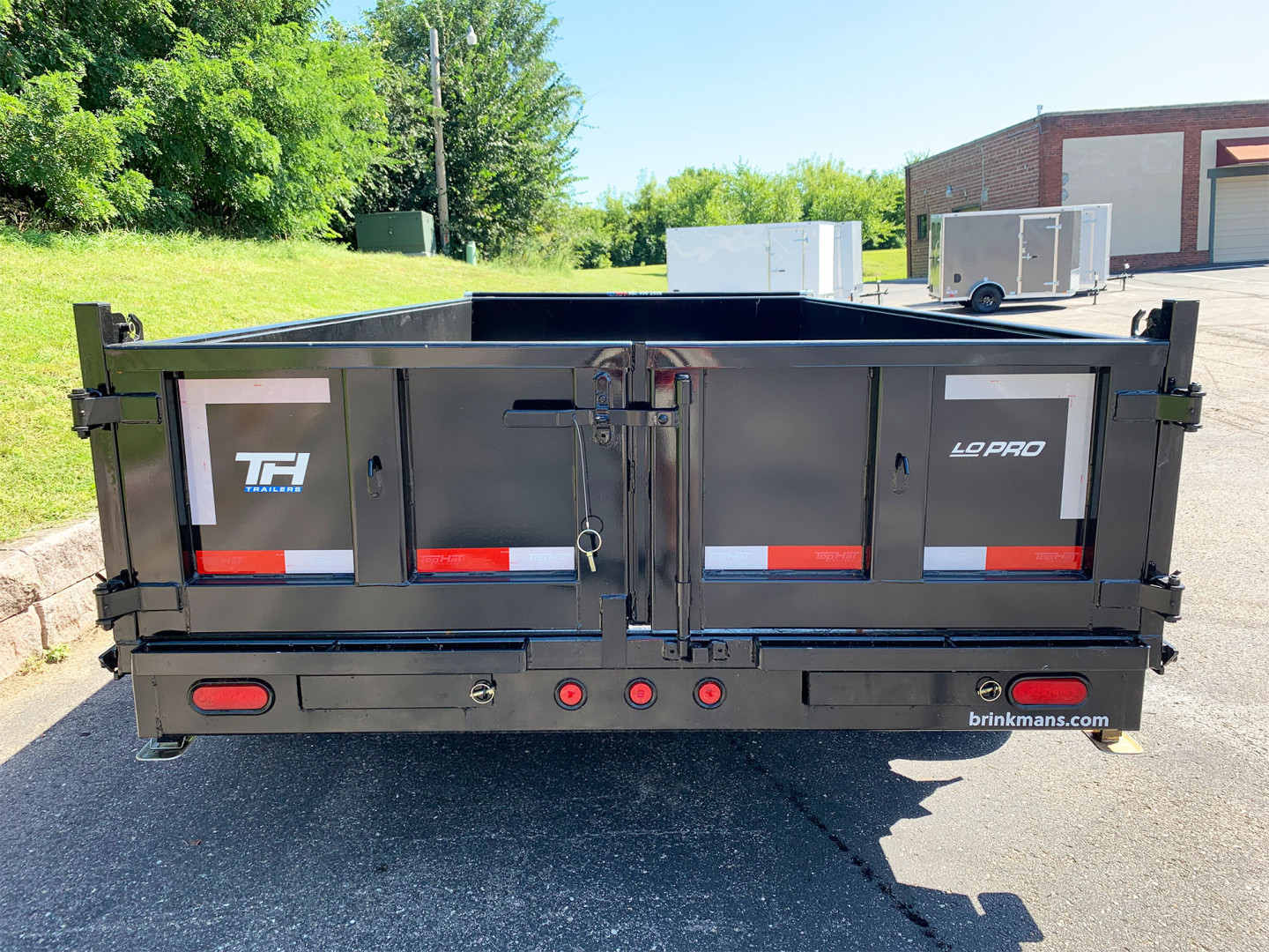 New 2025 Top Hat 7x14 Heavy Duty Dump Trailer!