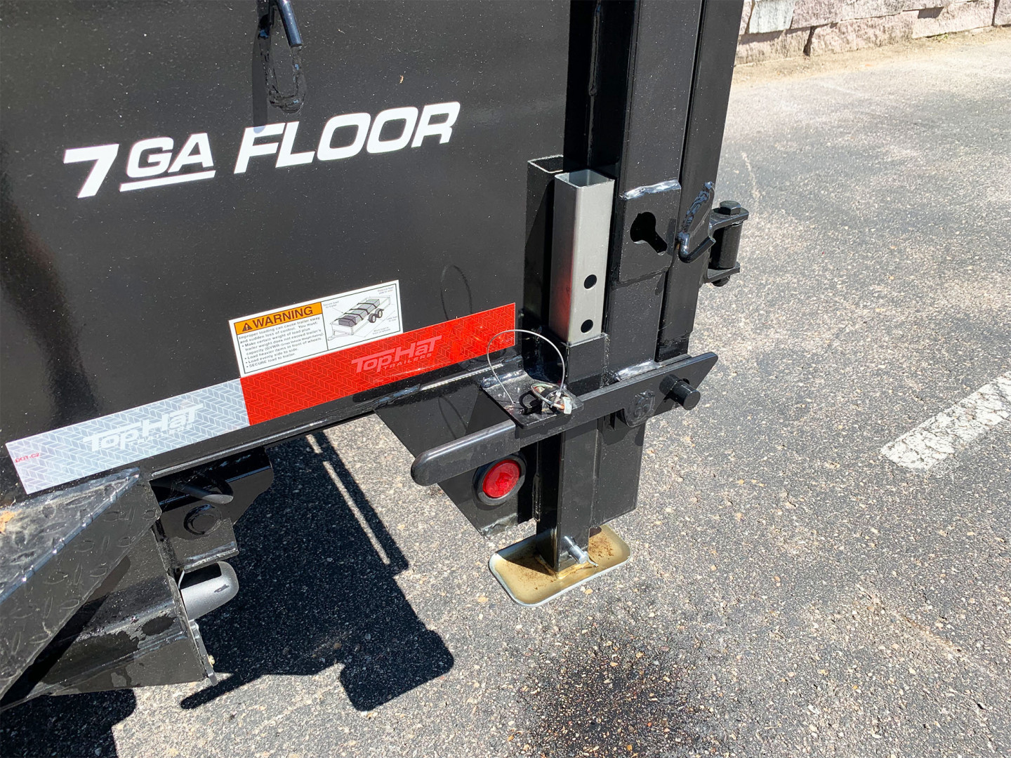 New 2025 Top Hat 7x14 Heavy Duty Dump Trailer!