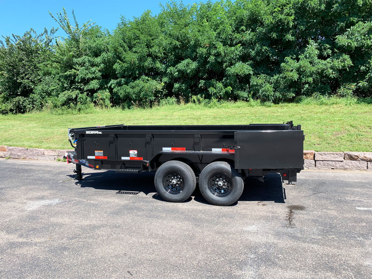 New 2025 Top Hat 7x14 Heavy Duty Dump Trailer!