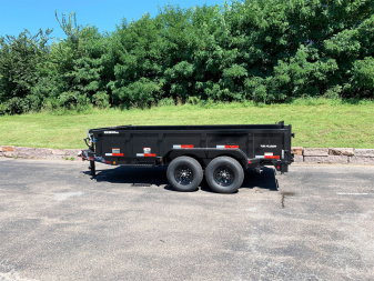 New 2025 Top Hat 7x14 Heavy Duty Dump Trailer!