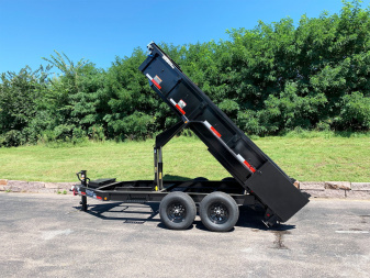 New 2025 Top Hat 7x14 Heavy Duty Dump Trailer!
