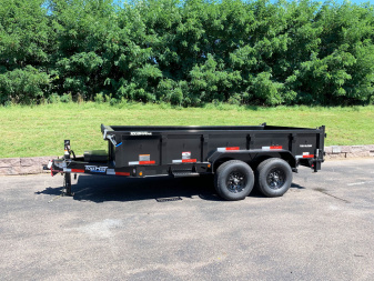 New 2025 Top Hat 7x14 Heavy Duty Dump Trailer!