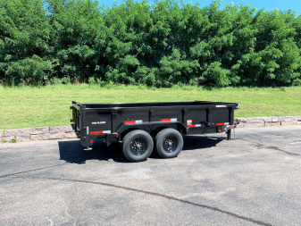 New 2025 Top Hat 7x14 Heavy Duty Dump Trailer!