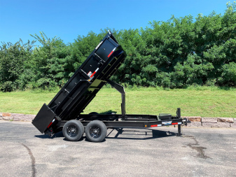 New 2025 Top Hat 7x14 Heavy Duty Dump Trailer!