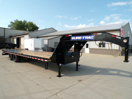 New 2025 Sure-Trac 8.5 x 23+5 HD LP GN 22.5K Deckover Trailer - 262
