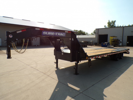 New 2025 Sure-Trac 8.5 x 23+5 HD LP GN 22.5K Deckover Trailer - 262