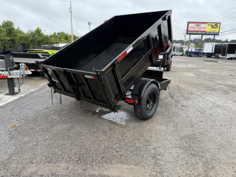 New 2025 P & T Trailers 5X8 DUMP 3 WAY GATE Dump Trailer