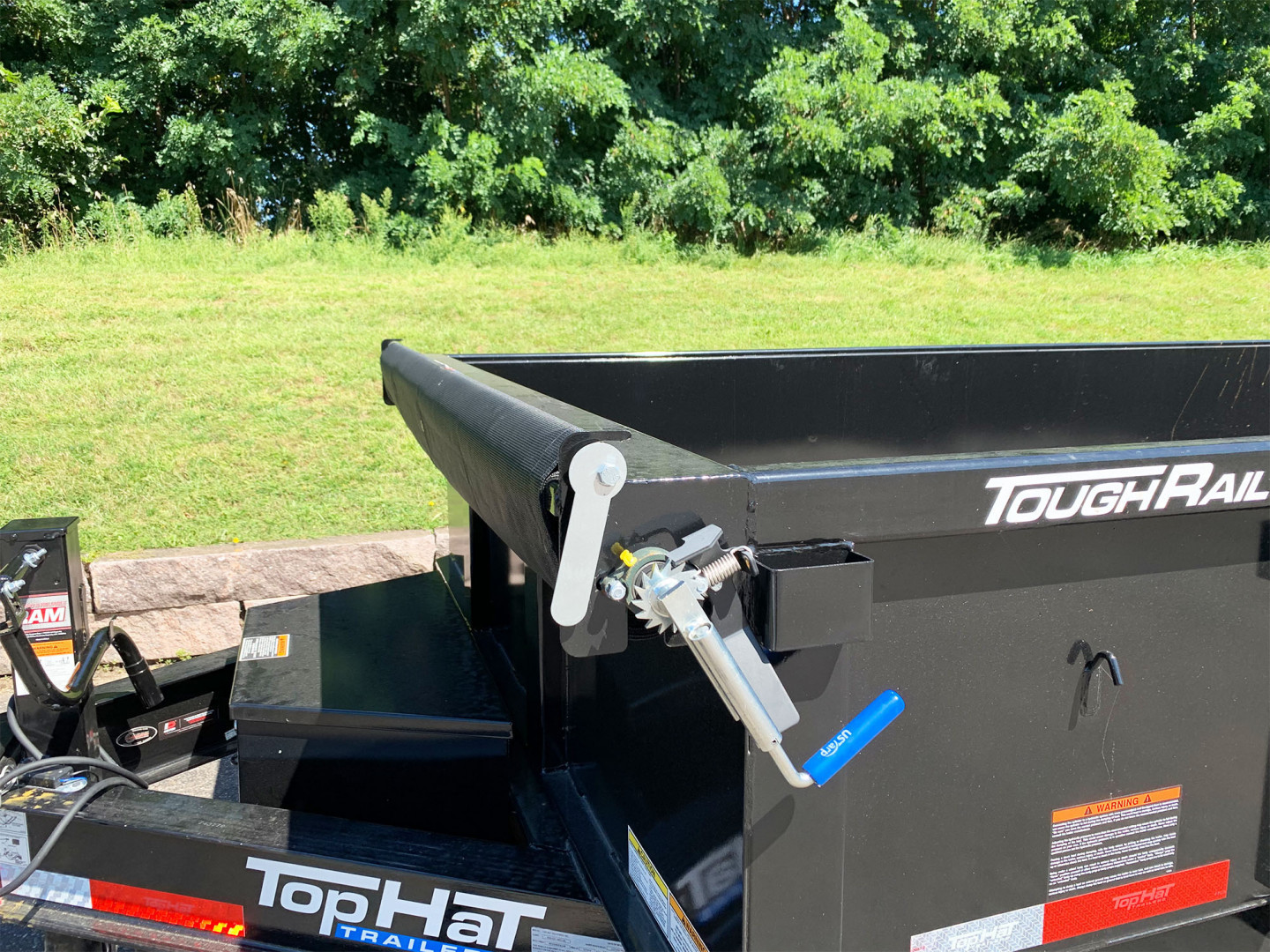 New 2025 Top Hat 7x14 Heavy Duty Dump Trailer!