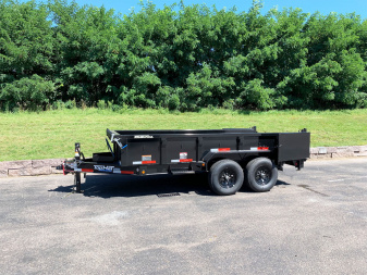 New 2025 Top Hat 7x14 Heavy Duty Dump Trailer!