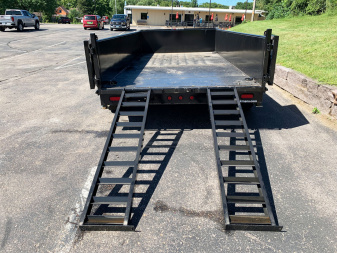 New 2025 Top Hat 7x14 Heavy Duty Dump Trailer!