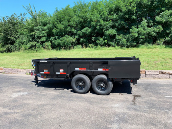 New 2025 Top Hat 7x14 Heavy Duty Dump Trailer!