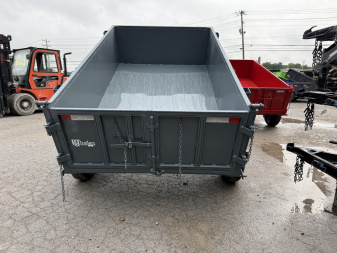 New 2025 P & T Trailers 5X8 DUMP 3 WAY GATE Dump Trailer