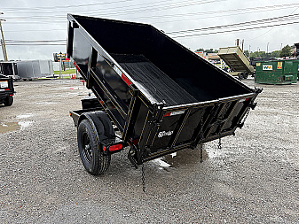 New 2025 P & T Trailers 5X8 DUMP 3 WAY GATE Dump Trailer