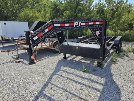 Used 2018 PJ Trailers DR142 16' 14K BIN HAULER Rollster TRAILER