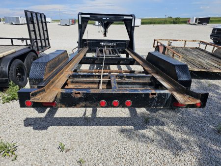 Used 2018 PJ Trailers DR142 16' 14K BIN HAULER Rollster TRAILER