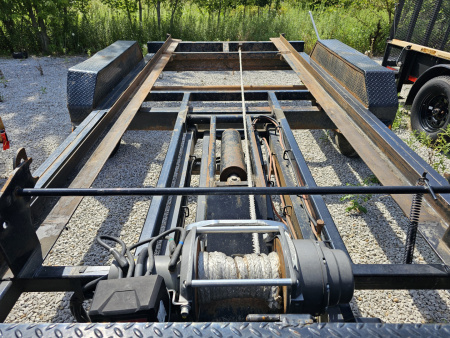 Used 2018 PJ Trailers DR142 16' 14K BIN HAULER Rollster TRAILER