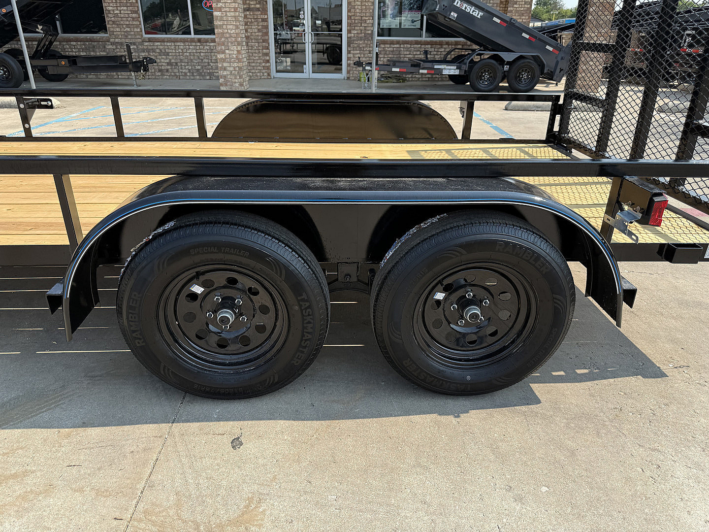 New 2025 Top Hat Trailers 14x77" LDX (No Brakes) Utility Trailer