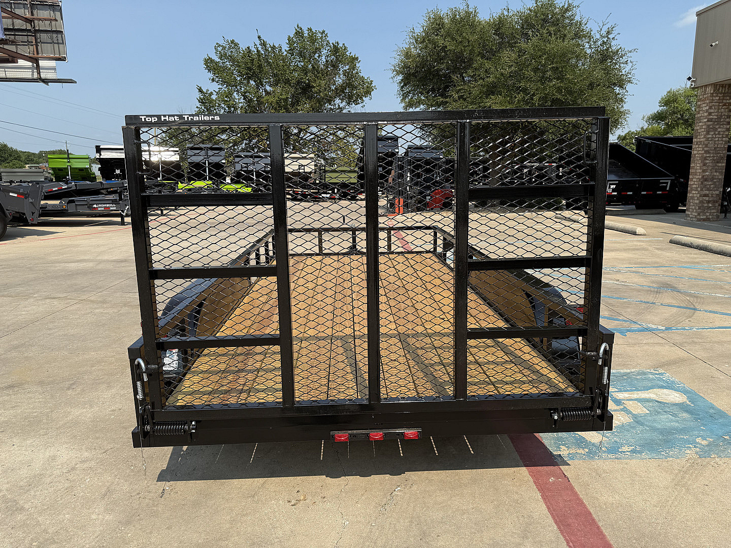 New 2025 Top Hat Trailers 14x77" LDX (No Brakes) Utility Trailer
