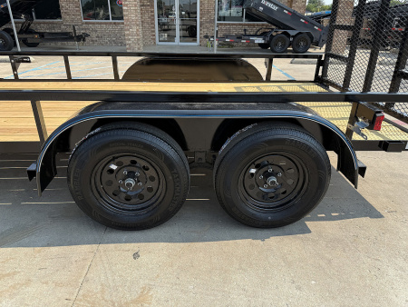 New 2025 Top Hat Trailers 14x77" LDX (No Brakes) Utility Trailer