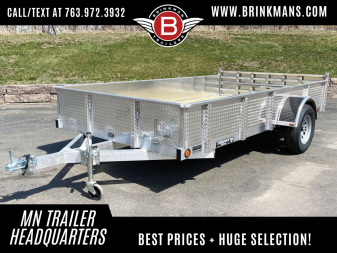New 2026 Trophy 6.5x12 Utility Trailer - Stacked Ramps!