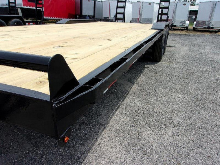New 2026 Down 2 Earth Trailers 102"X24' Equipment Trailer *Roll Over Fenders* Equipment Trailer