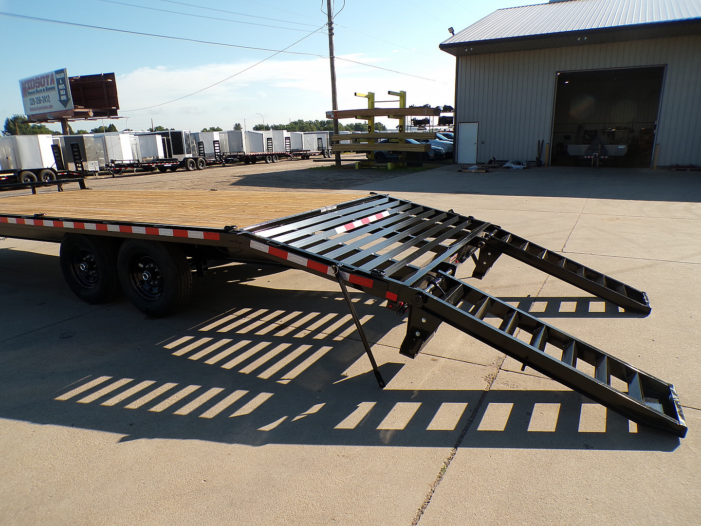 New 2025 Sure-Trac 8.5 x 18 + 4 SD BT DO 15K Deckover Trailer - 259