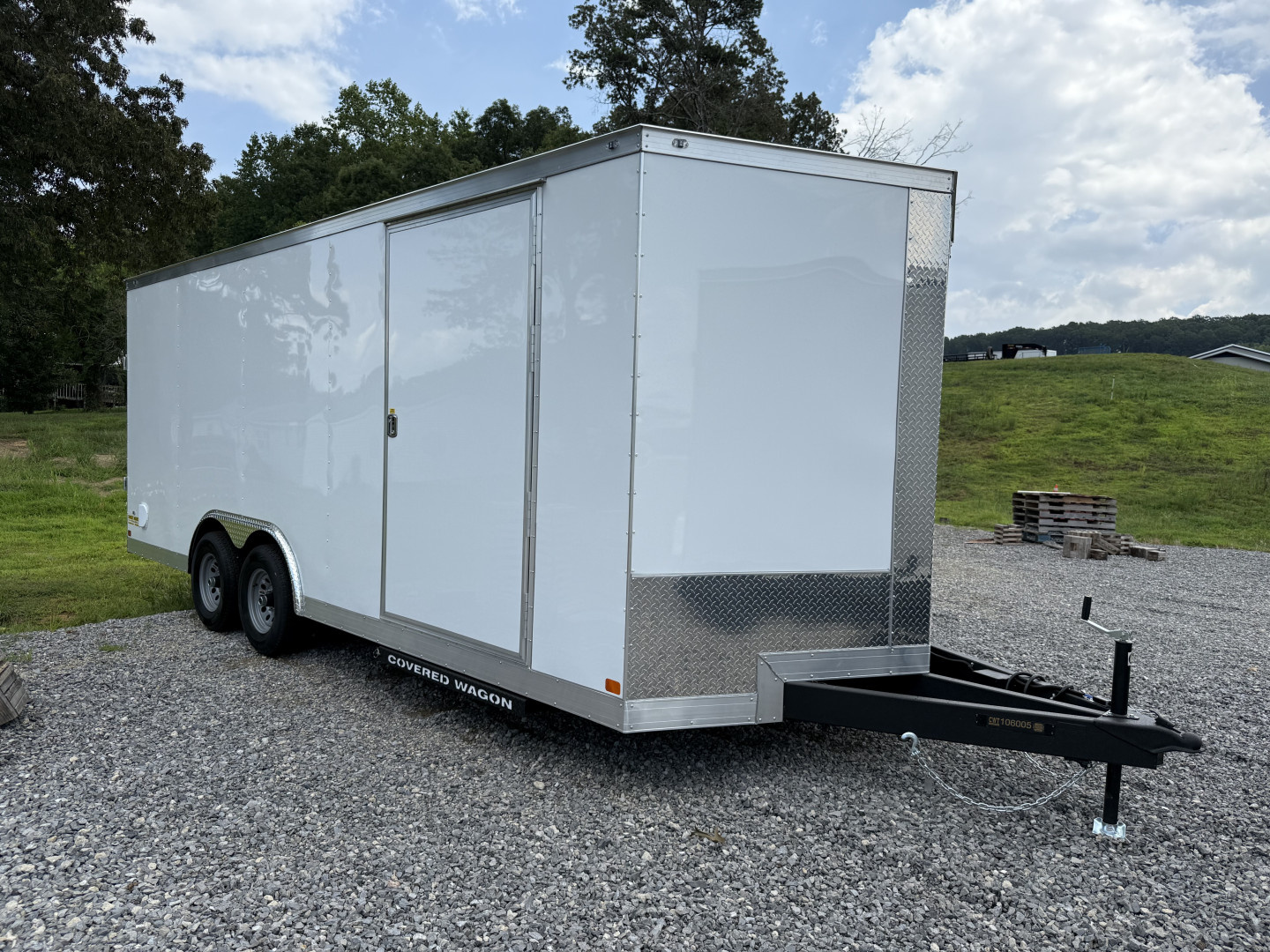 New 2025 Covered Wagon Trailers 8.5x20 TA3 7' Cargo / Enclosed Trailer