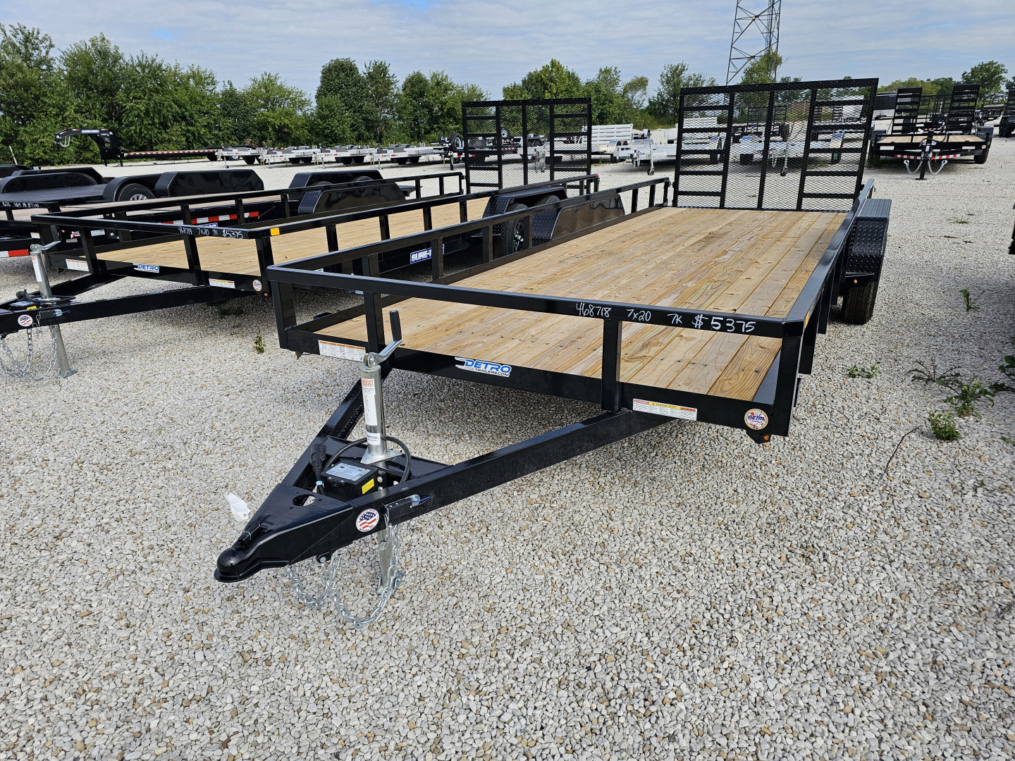 New 2026 SURE-TRAC 7' x 20' 7K Tube Top Utility Trailer