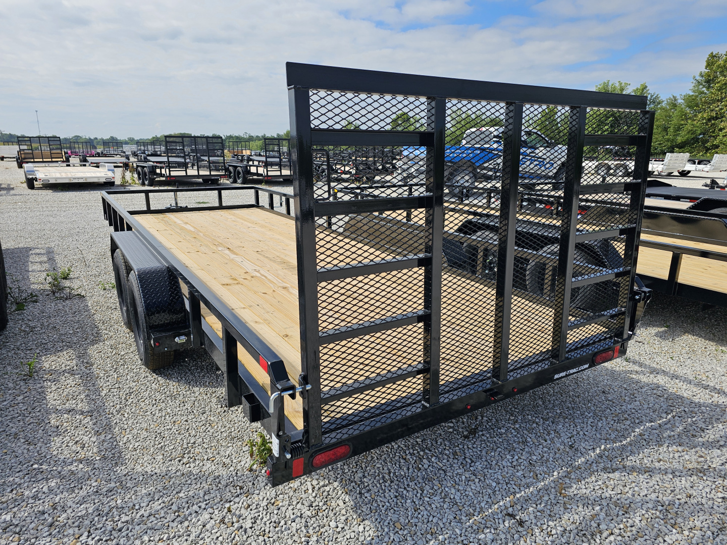 New 2026 SURE-TRAC 7' x 20' 7K Tube Top Utility Trailer