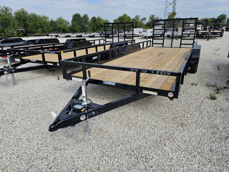 New 2026 SURE-TRAC 7' x 20' 7K Tube Top Utility Trailer