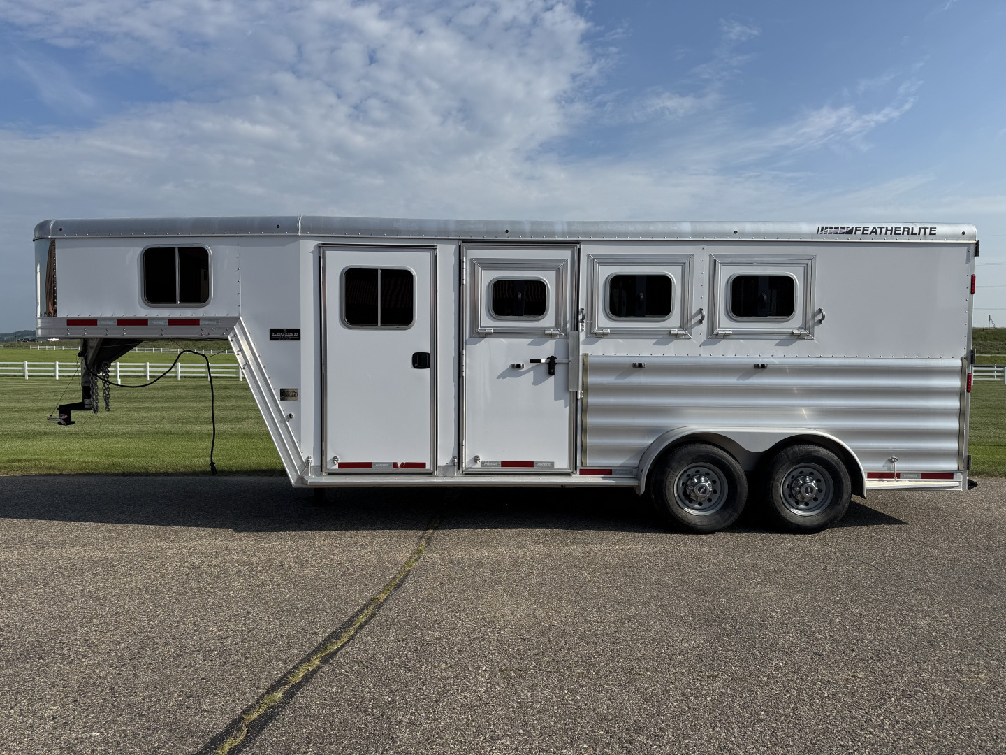 Used 2017 Featherlite Trailers 3H GN Legend Series Horse Trailer