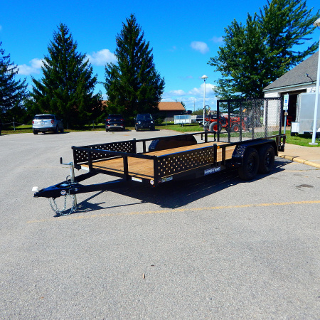 New 2026 Sure-Trac 7x14 5k ATV Tube Top Utility Trailer