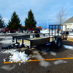 New 2026 Sure-Trac 7x14 5k ATV Tube Top Utility Trailer