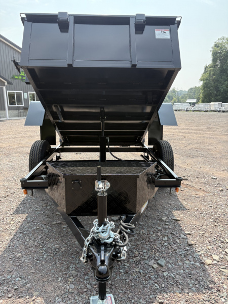 New 2025 Cross Country Manufacturing 5x8 6K Dump Trailer with Barn Door Tailgate