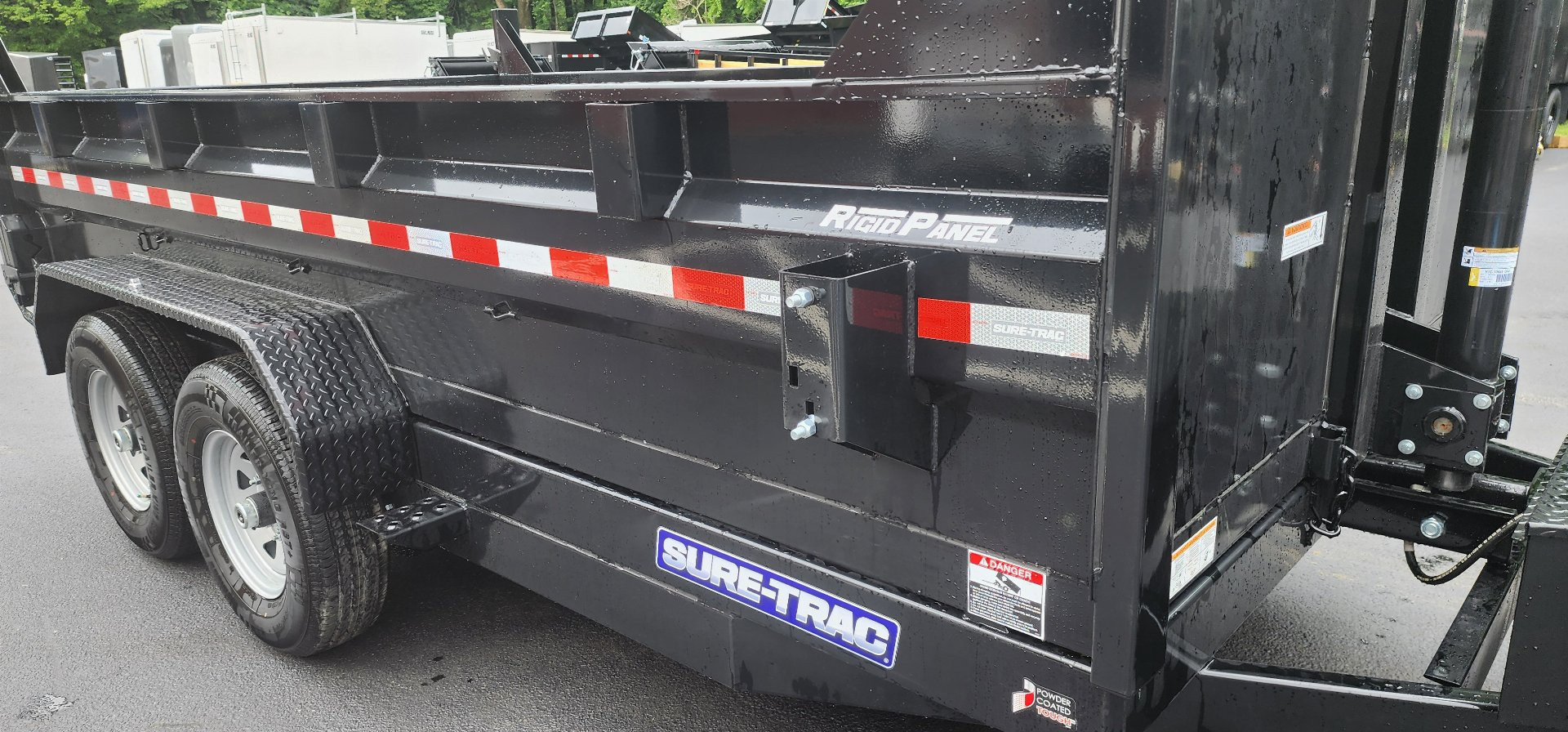 New SALE***7 x 14 Sure-Trac Low-Pro Telescopic Dump Trailer 14k