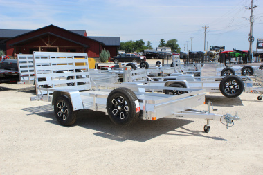 New 2026 Bear Track 76x12 Aluminum Utility Trailer