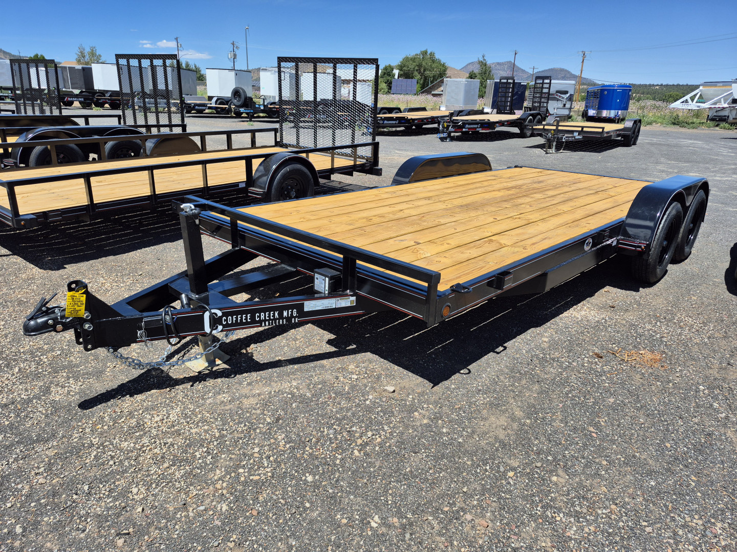 New 2025 Coffee Creek Tandem Axle Car Hauler/7,000 GVWR/83'x18'