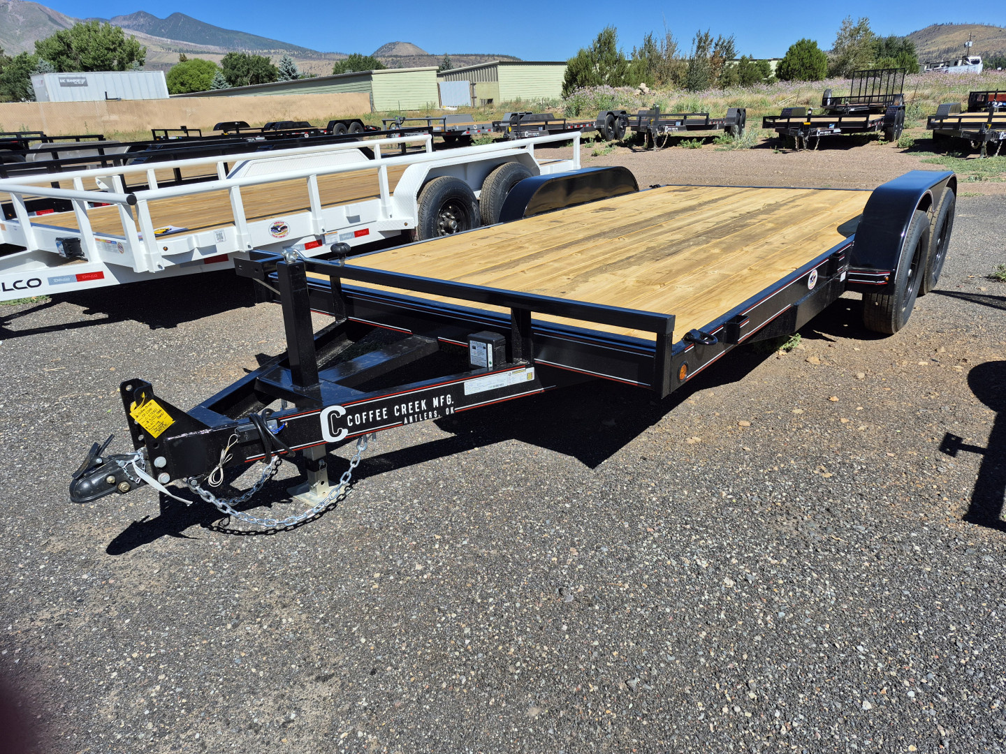 New 2025 Coffee Creek Tandem Axle Car Hauler/7,000 GVWR/83"x16'