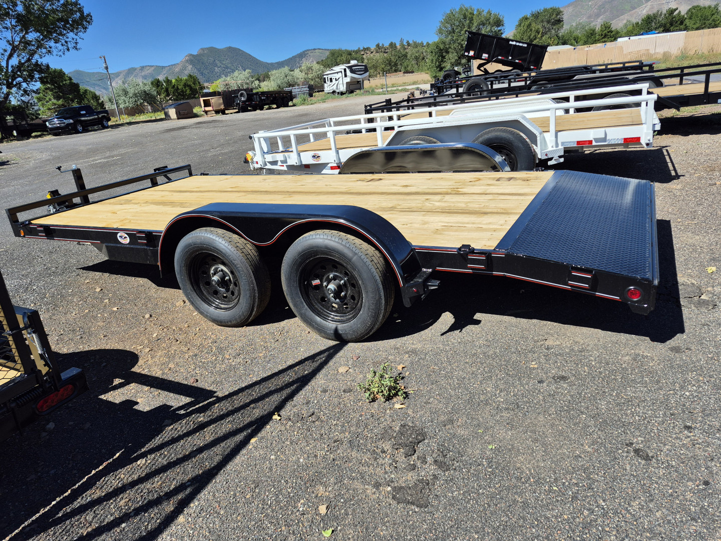 New 2025 Coffee Creek Tandem Axle Car Hauler/7,000 GVWR/83"x16'