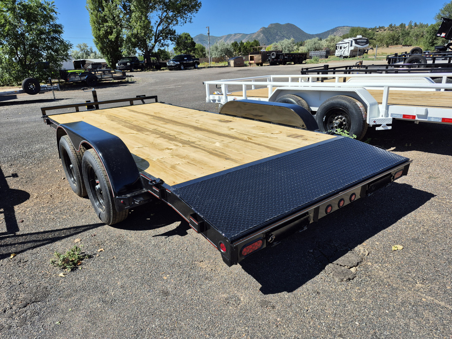New 2025 Coffee Creek Tandem Axle Car Hauler/7,000 GVWR/83"x16'