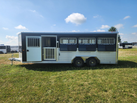 New 2026 Frontier 8 x 20 Stock Low 8 Pen/ Stock Combo Trailer