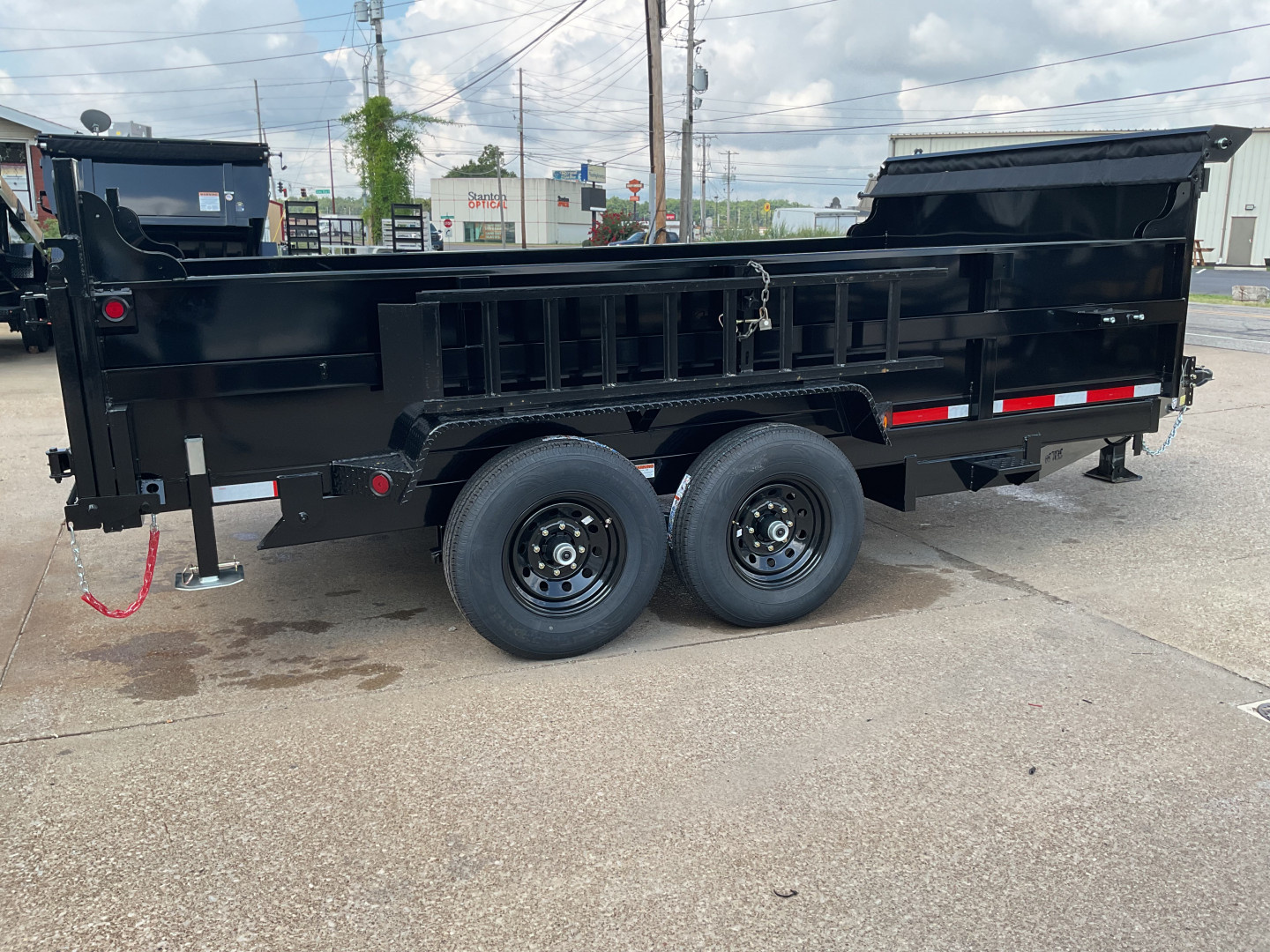 New 2026 Dump & Go 83x14 14K w/ Telescopic Lift & Hydraulic Jack