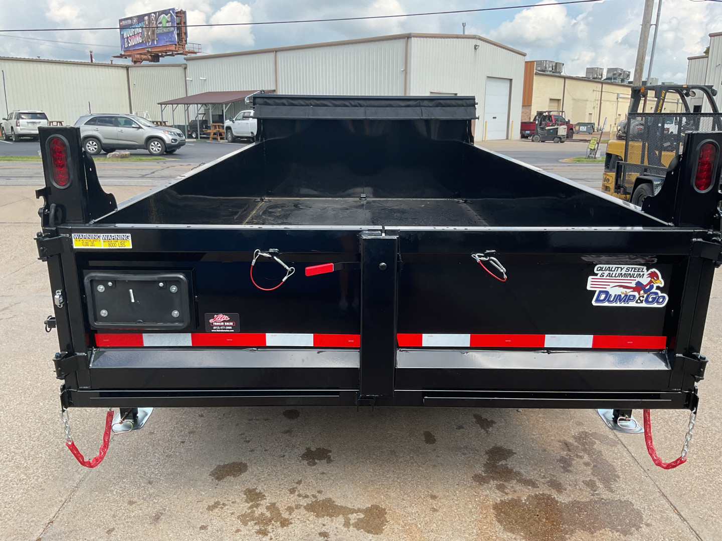 New 2026 Dump & Go 83x14 14K w/ Telescopic Lift & Hydraulic Jack