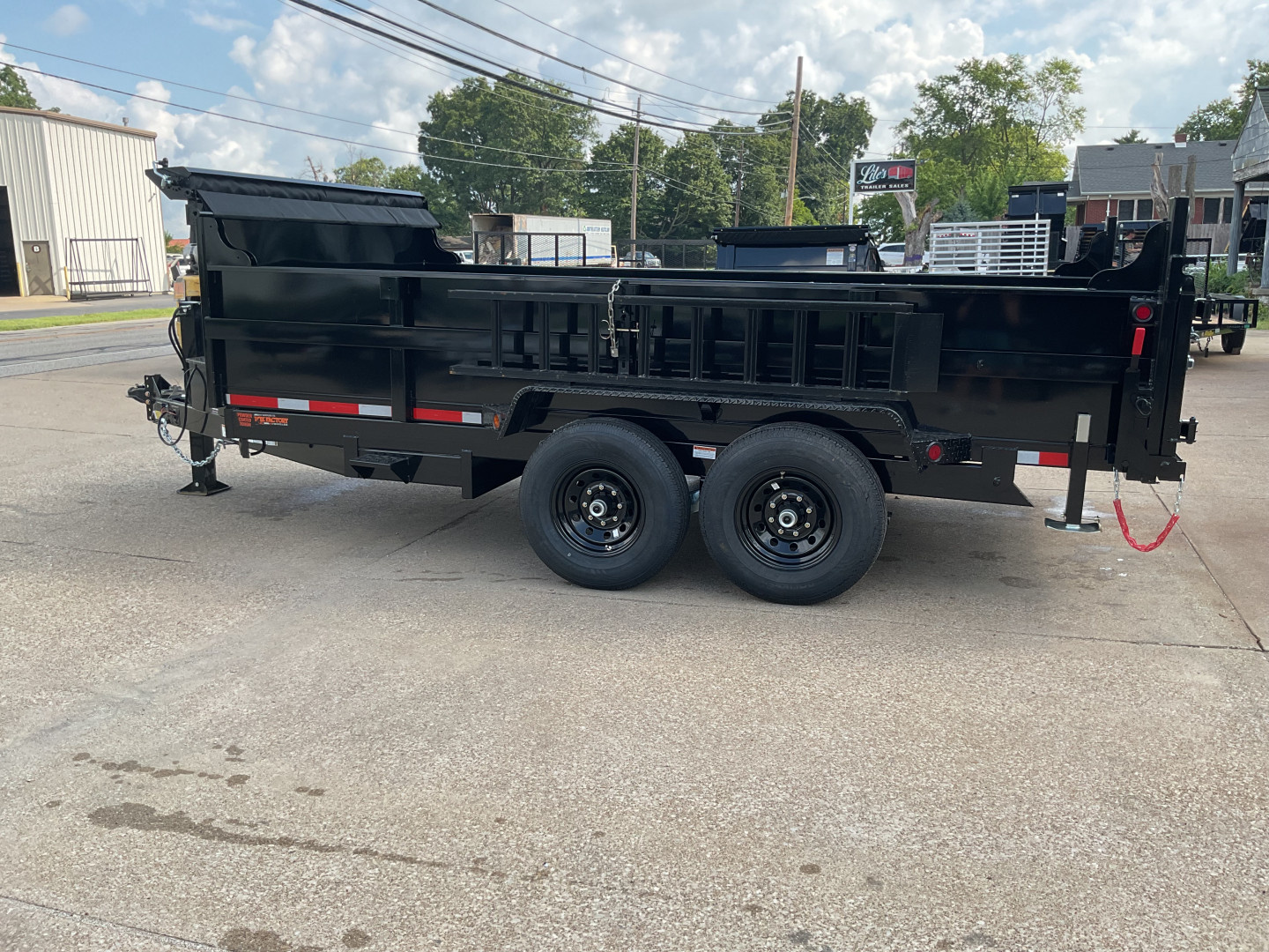 New 2026 Dump & Go 83x14 14K w/ Telescopic Lift & Hydraulic Jack