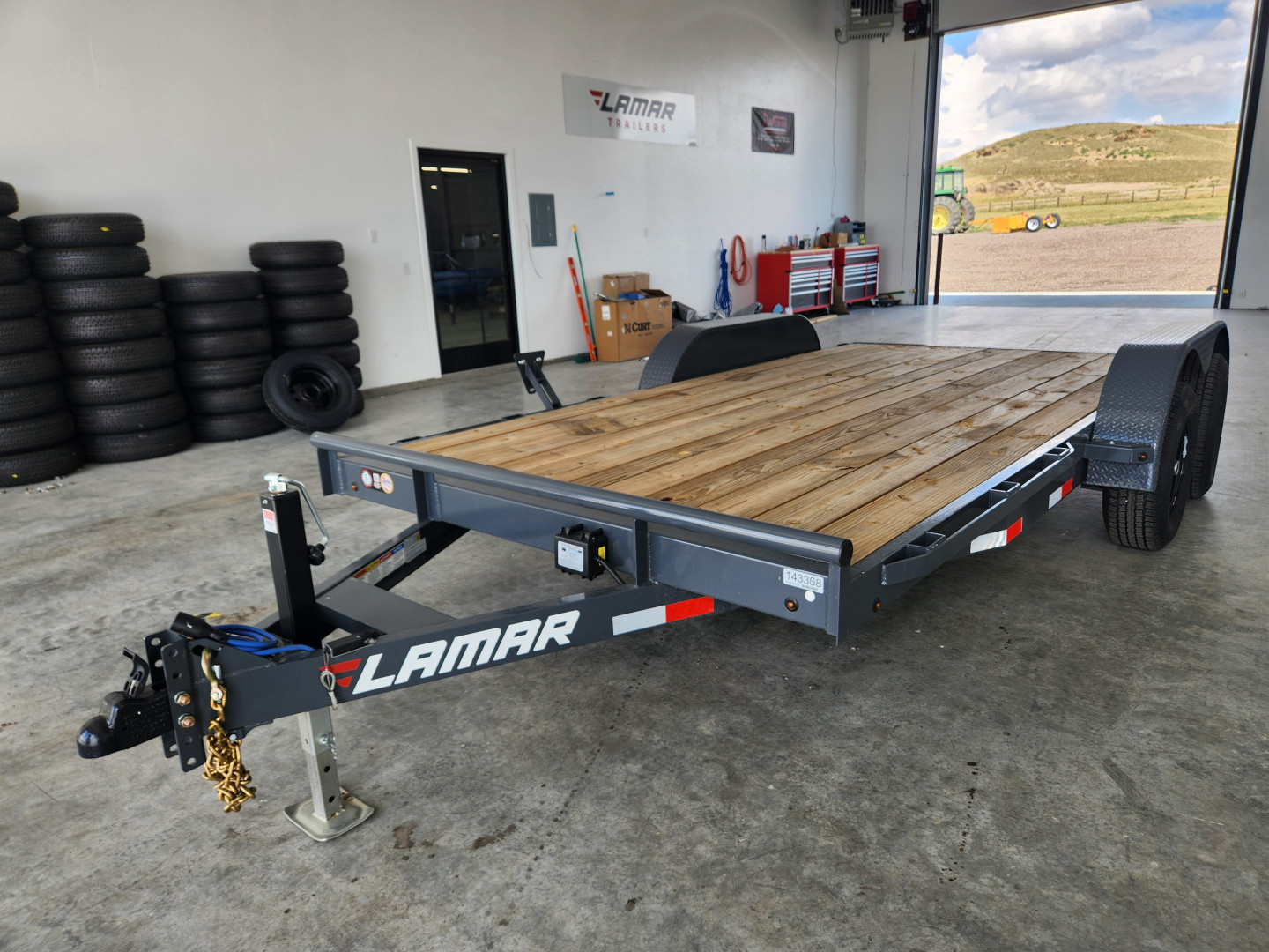 New 2026 Lamar 16' Car Trailer 10K