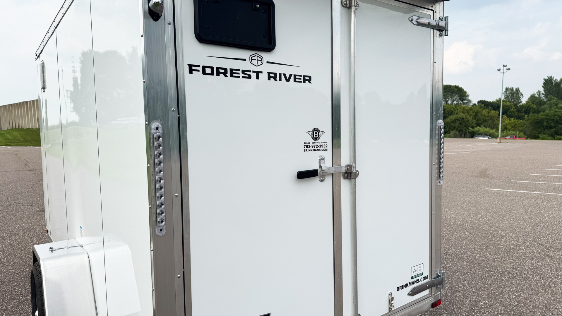 New Lightning 6x12 Enclosed Cargo Trailer - Double Doors!