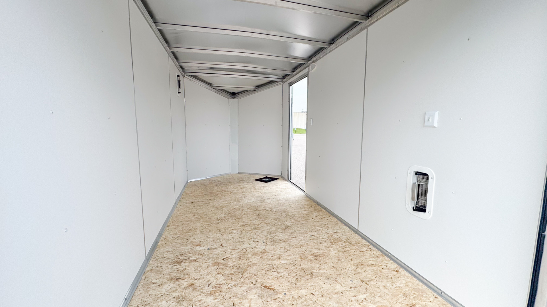 New Lightning 6x12 Enclosed Cargo Trailer - Double Doors!